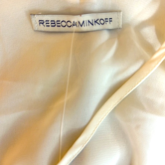 Rebecca Minkoff Cream Strappy High Fashion Sexy Camisole Semisheer Layer… - Picture 10 of 11